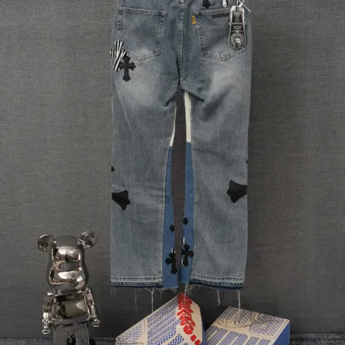 Replica Chrome Hearts Jeans For Men #1430795 $56.00 USD for Wholesale
