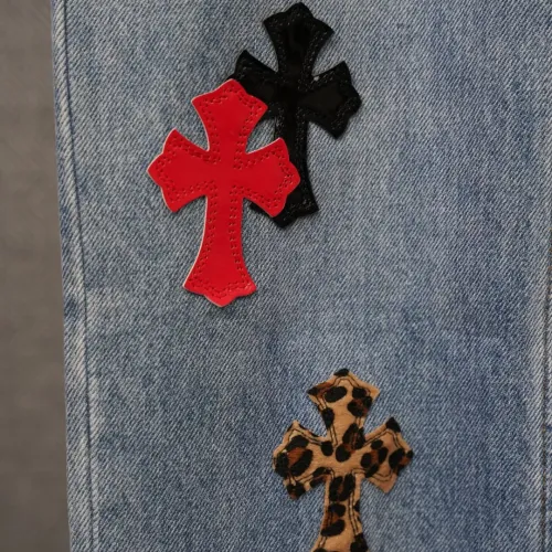 Replica Chrome Hearts Jeans For Men #1430804 $60.00 USD for Wholesale