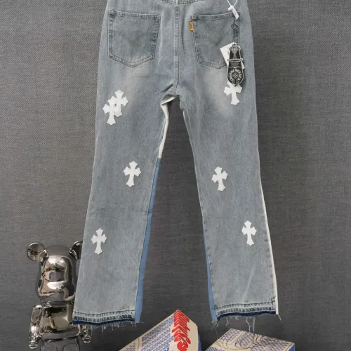 Replica Chrome Hearts Jeans For Men #1430815 $52.00 USD for Wholesale