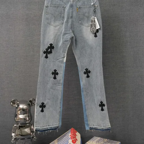 Replica Chrome Hearts Jeans For Men #1430816 $52.00 USD for Wholesale