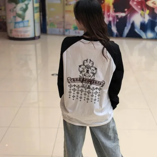 Replica Chrome Hearts T-Shirts Long Sleeved For Unisex #1430822 $38.00 USD for Wholesale