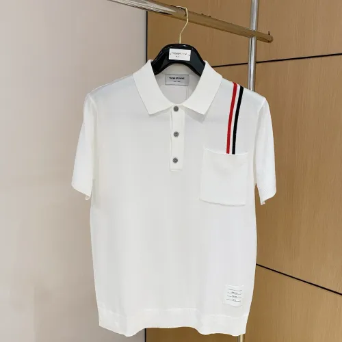 Thom Browne TB T-Shirts Short Sleeved For Men #1430848 $56.00 USD, Wholesale Replica Thom Browne TB T-Shirts