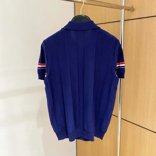 Replica Thom Browne TB T-Shirts Short Sleeved For Men #1430870 $56.00 USD for Wholesale