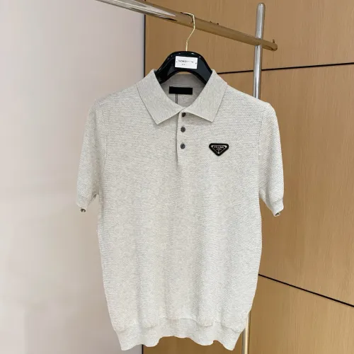 Prada T-Shirts Short Sleeved For Men #1430942 $56.00 USD, Wholesale Replica Prada T-Shirts