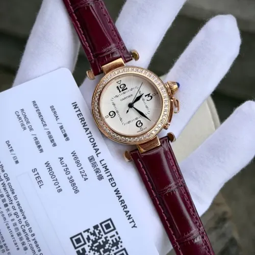 Cartier AAA Quality Watches For Women #1430947 $130.00 USD, Wholesale Replica Cartier AAA Quality Watches