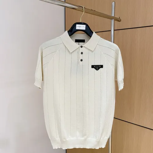 Prada T-Shirts Short Sleeved For Men #1430950 $56.00 USD, Wholesale Replica Prada T-Shirts