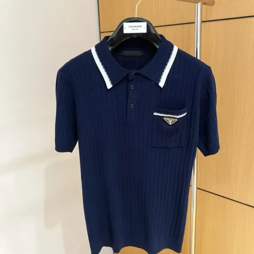 Prada T-Shirts Short Sleeved For Men #1430956 $56.00 USD, Wholesale Replica Prada T-Shirts