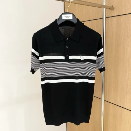 Prada T-Shirts Short Sleeved For Men #1430960 $56.00 USD, Wholesale Replica Prada T-Shirts