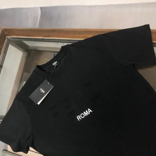 Replica Fendi T-Shirts Short Sleeved For Unisex #1431131 $34.00 USD for Wholesale