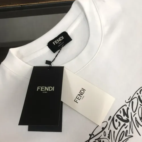 Replica Fendi T-Shirts Short Sleeved For Unisex #1431142 $34.00 USD for Wholesale