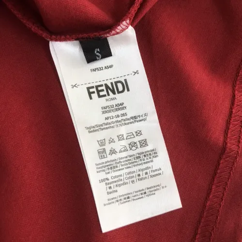 Replica Fendi T-Shirts Short Sleeved For Unisex #1431147 $34.00 USD for Wholesale