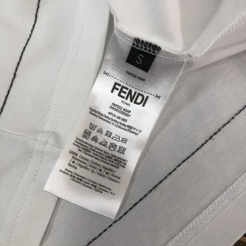 Replica Fendi T-Shirts Short Sleeved For Unisex #1431149 $34.00 USD for Wholesale