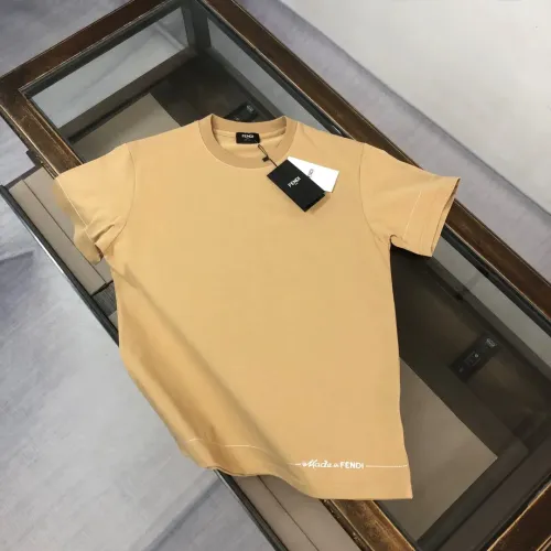 Fendi T-Shirts Short Sleeved For Unisex #1431150 $34.00 USD, Wholesale Replica Fendi T-Shirts