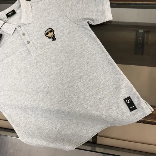 Replica Fendi T-Shirts Short Sleeved For Unisex #1431157 $34.00 USD for Wholesale