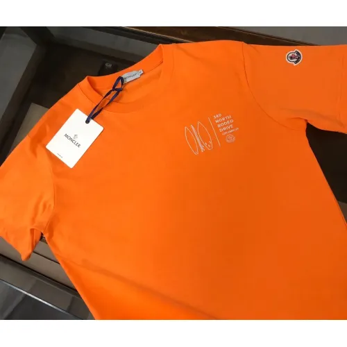 Replica Moncler T-Shirts Short Sleeved For Unisex #1431184 $34.00 USD for Wholesale
