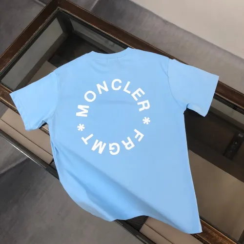 Replica Moncler T-Shirts Short Sleeved For Unisex #1431195 $34.00 USD for Wholesale