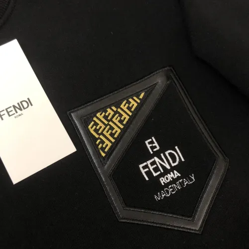 Replica Fendi Hoodies Long Sleeved For Unisex #1431228 $42.00 USD for Wholesale