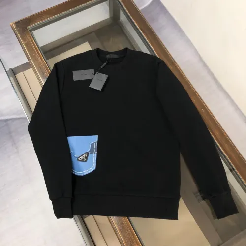 Prada Hoodies Long Sleeved For Unisex #1431331 $42.00 USD, Wholesale Replica Prada Hoodies