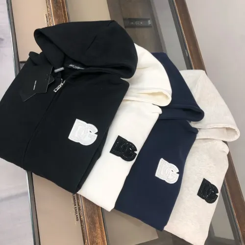 Replica Dolce & Gabbana D&G Hoodies Long Sleeved For Unisex #1431336 $48.00 USD for Wholesale