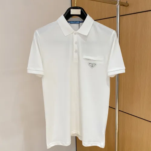 Prada T-Shirts Short Sleeved For Men #1431396 $48.00 USD, Wholesale Replica Prada T-Shirts