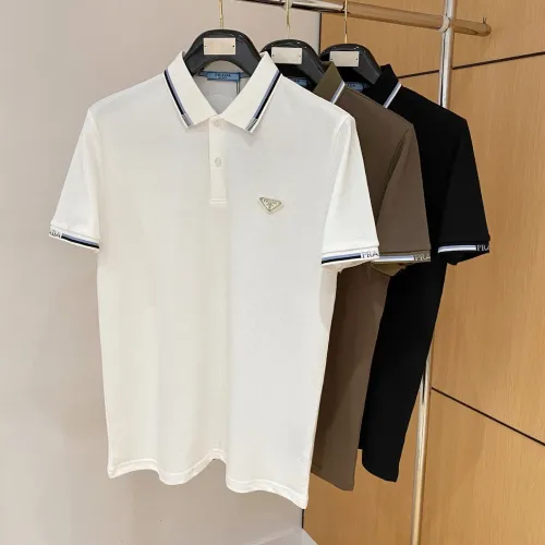 Replica Prada T-Shirts Short Sleeved For Men #1431403 $48.00 USD for Wholesale