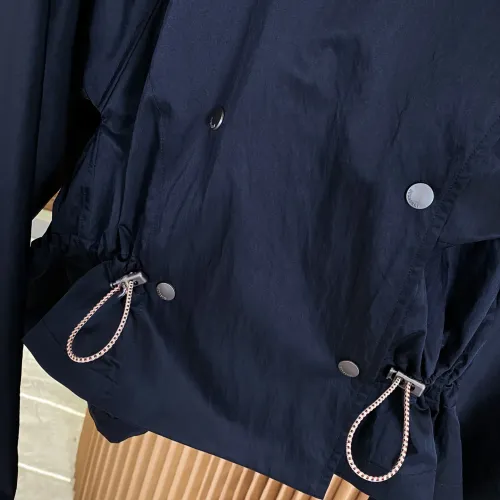 Replica Burberry Trench Coat Long Sleeved For Women #1431445 $132.00 USD for Wholesale