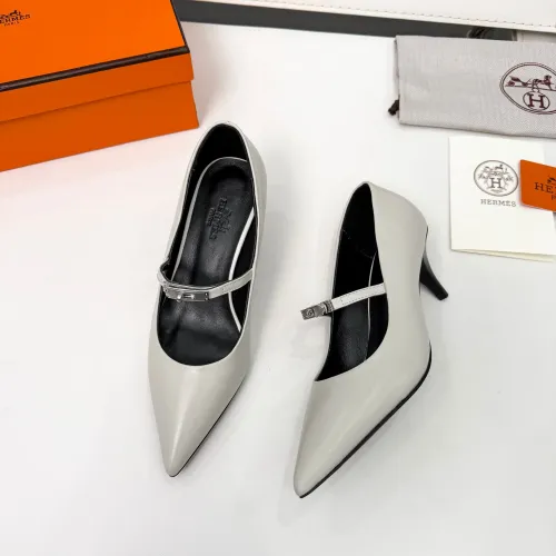 Replica Hermes High-Heeled Shoes For Women #1431678 $98.00 USD for Wholesale