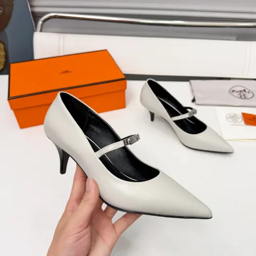 Replica Hermes High-Heeled Shoes For Women #1431678 $98.00 USD for Wholesale