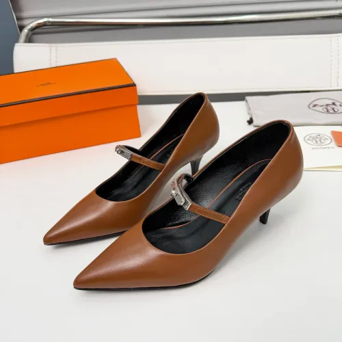 Hermes High-Heeled Shoes For Women #1431680 $98.00 USD, Wholesale Replica Hermes High-Heeled Shoes