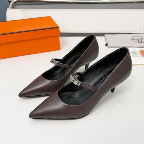 Hermes High-Heeled Shoes For Women #1431681 $98.00 USD, Wholesale Replica Hermes High-Heeled Shoes