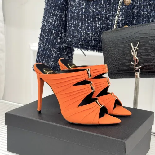 Replica Yves Saint Laurent YSL Slippers For Women #1431728 $115.00 USD for Wholesale