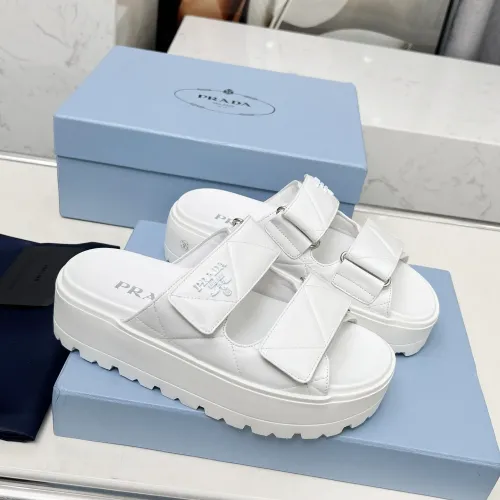 Prada Slippers For Women #1431858 $96.00 USD, Wholesale Replica Prada Slippers