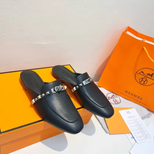 Replica Hermes Slippers For Women #1431895 $100.00 USD for Wholesale