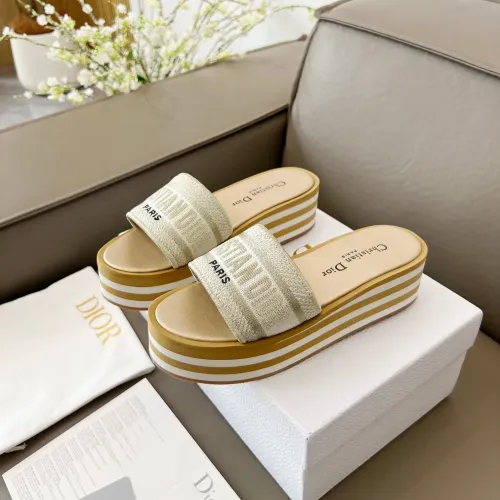 Christian Dior Slippers For Women #1431899 $85.00 USD, Wholesale Replica Christian Dior Slippers