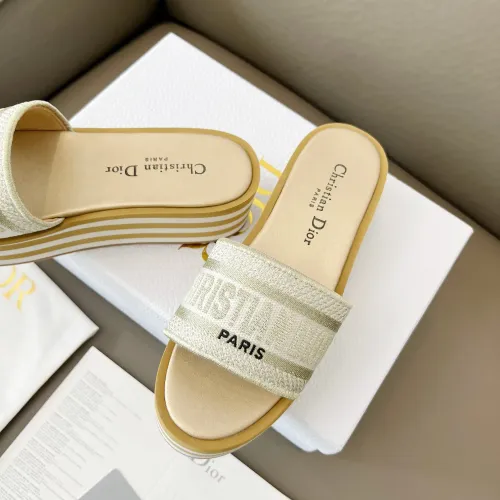 Replica Christian Dior Slippers For Women #1431899 $85.00 USD for Wholesale