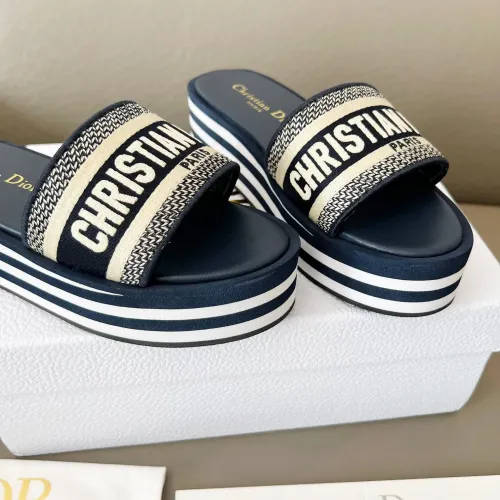 Replica Christian Dior Slippers For Women #1431901 $85.00 USD for Wholesale