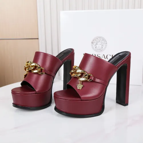 Versace Slippers For Women #1431919 $118.00 USD, Wholesale Replica Versace Slippers