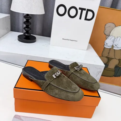 Replica Hermes Slippers For Women #1431926 $88.00 USD for Wholesale