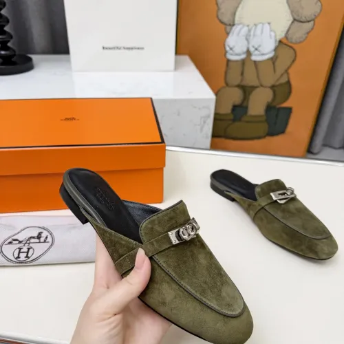 Replica Hermes Slippers For Women #1431926 $88.00 USD for Wholesale