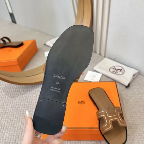 Replica Hermes Slippers For Women #1431943 $96.00 USD for Wholesale