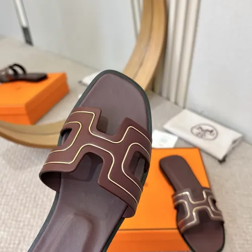 Replica Hermes Slippers For Women #1431944 $96.00 USD for Wholesale