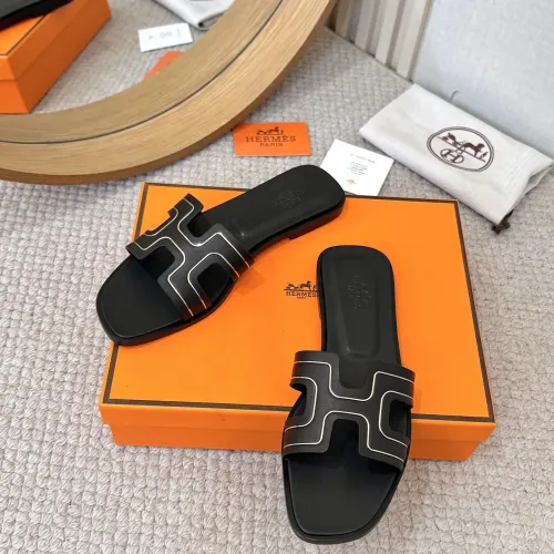 Replica Hermes Slippers For Women #1431945 $96.00 USD for Wholesale