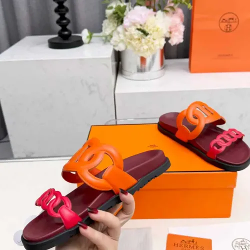 Replica Hermes Slippers For Women #1431952 $96.00 USD for Wholesale