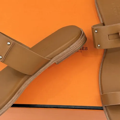 Replica Hermes Slippers For Women #1431973 $85.00 USD for Wholesale