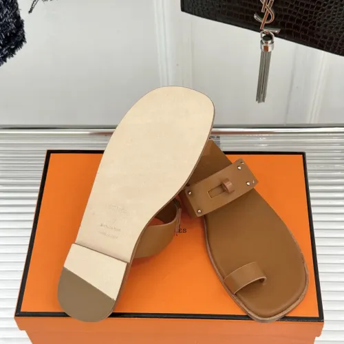 Replica Hermes Slippers For Women #1431973 $85.00 USD for Wholesale