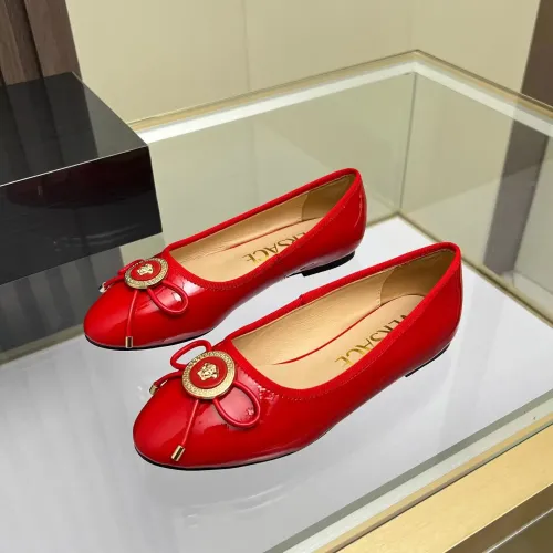 Versace Flat Shoes For Women #1432020 $82.00 USD, Wholesale Replica Versace Flat Shoes