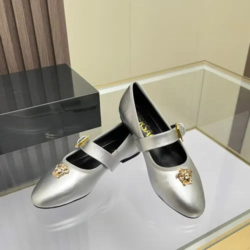 Replica Versace Flat Shoes For Women #1432023 $82.00 USD for Wholesale