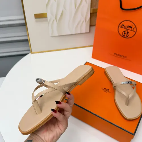 Replica Hermes Slippers For Women #1432086 $82.00 USD for Wholesale