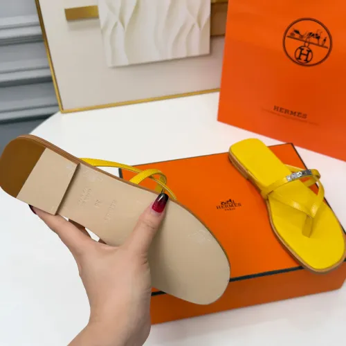 Replica Hermes Slippers For Women #1432087 $82.00 USD for Wholesale