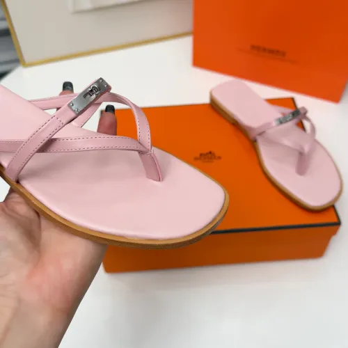 Replica Hermes Slippers For Women #1432088 $82.00 USD for Wholesale